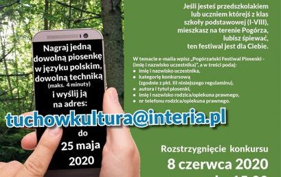 Pogórzański Festiwal Piosenki online! o Koronę „Jej wysokości Brzanki”