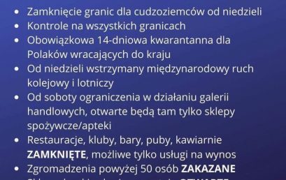 Stan zagrożenia epidemicznego w Polsce!
