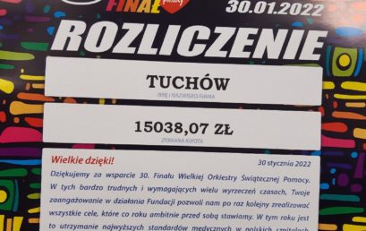 Ponad 15 000 zł zebrano w Tuchowie podczas 30. Finału WOŚP!