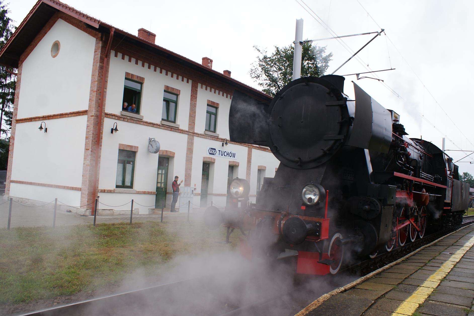 Pociąg retro w Tuchowie