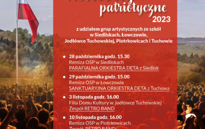 Zapraszamy na koncerty patriotyczne w Gminie Tuchów